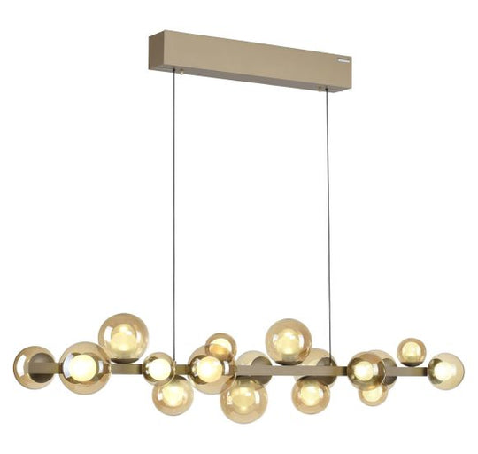 PURE E-POPUP LANGBORDSPENDEL 115 CM GLAS CHAMPAGNE