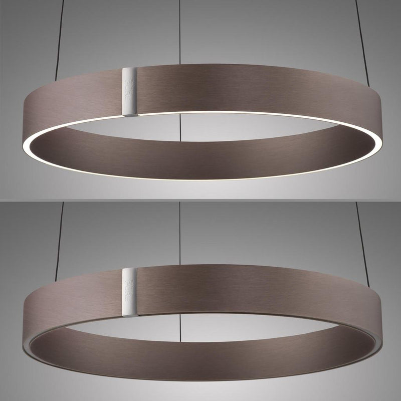 PURE E-CLIPSE PENDEL MED HEJS Ø50 MØRK METAL BRUN