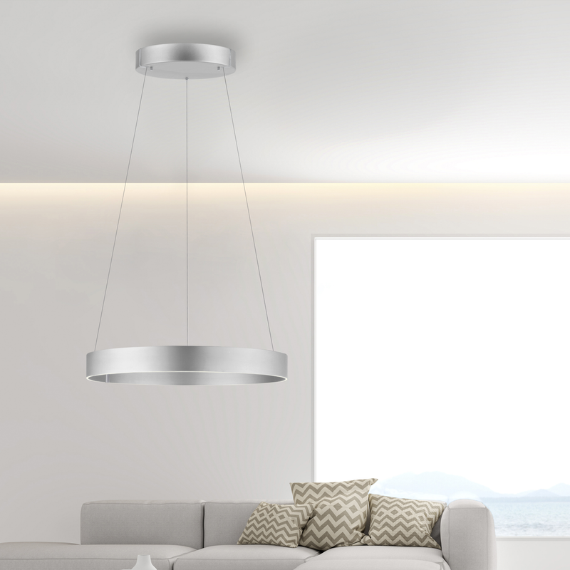 PURE E-CLIPSE PENDEL MED MOTOR HEJS BØRSTE ALUMINIUM LED