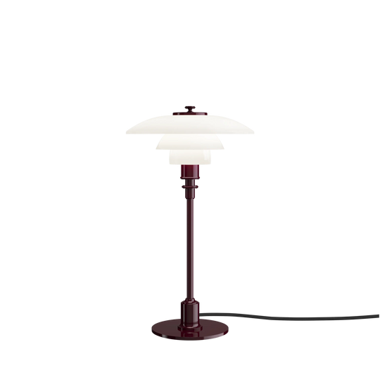 PH 2/1 GLOSSY BURGUNDY BORDLAMPE