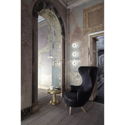 STONE VÆGLAMPE MARMOR/MESSING LED