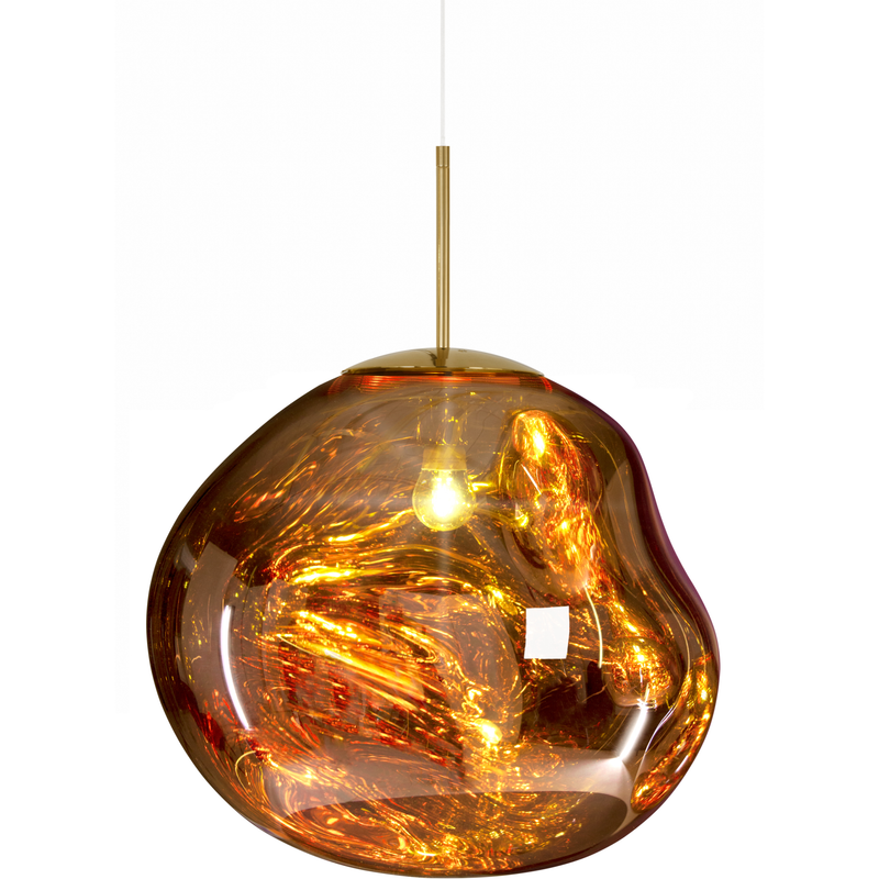 MELT PENDEL GULD LED Ø50