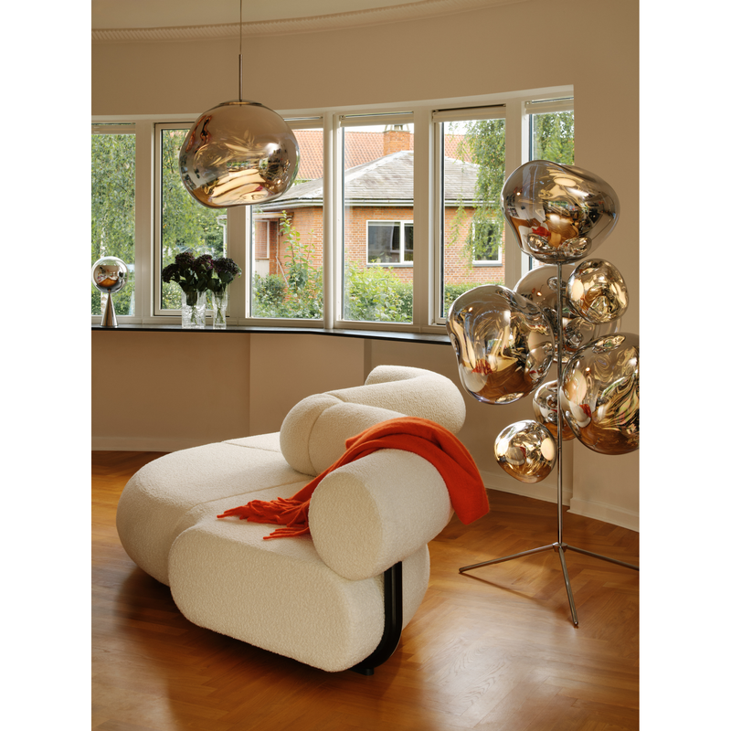 MELT PENDEL GULD LED Ø50