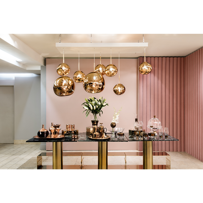 MELT PENDEL MINI GULD LED