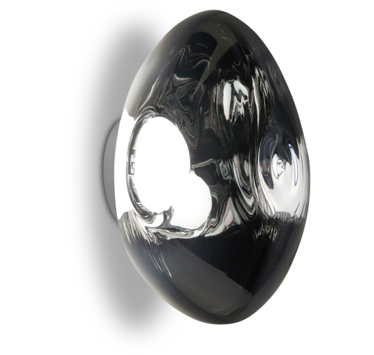 MELT SURFACE VÆGLAMPE SØLV LED Ø50