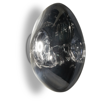 MELT SURFACE VÆGLAMPE SØLV LED Ø50
