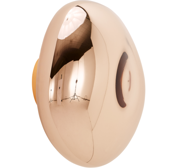 MELT SURFACE VÆGLAMPE KOBBER LED Ø50