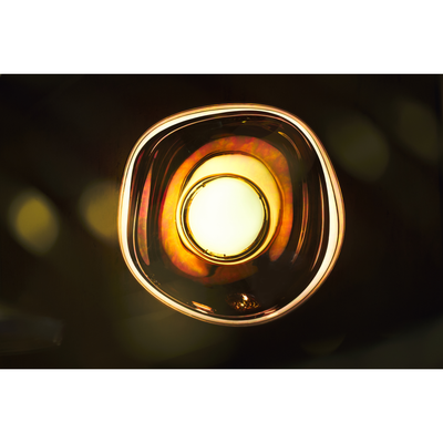 MELT SURFACE VÆGLAMPE KOBBER LED Ø50