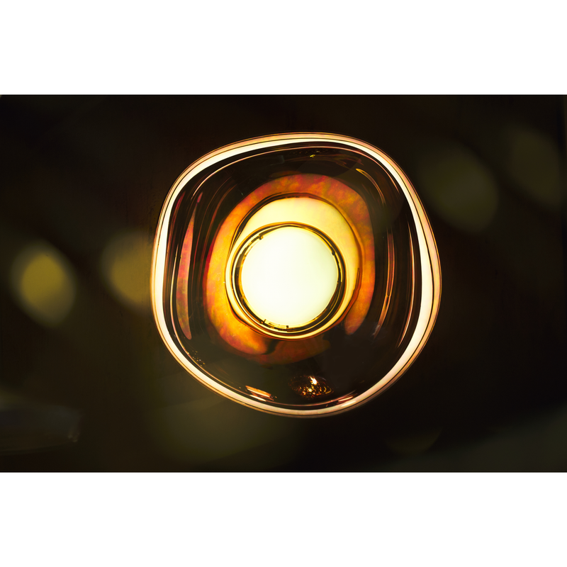 MELT SURFACE VÆGLAMPE KOBBER LED Ø50