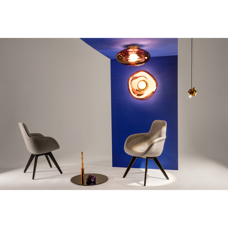 MELT SURFACE VÆGLAMPE KOBBER LED Ø50