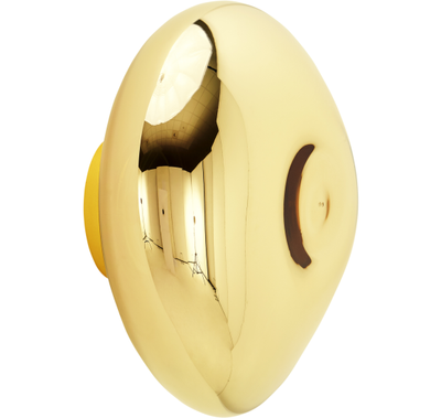 MELT SURFACE VÆGLAMPE GULD LED Ø50