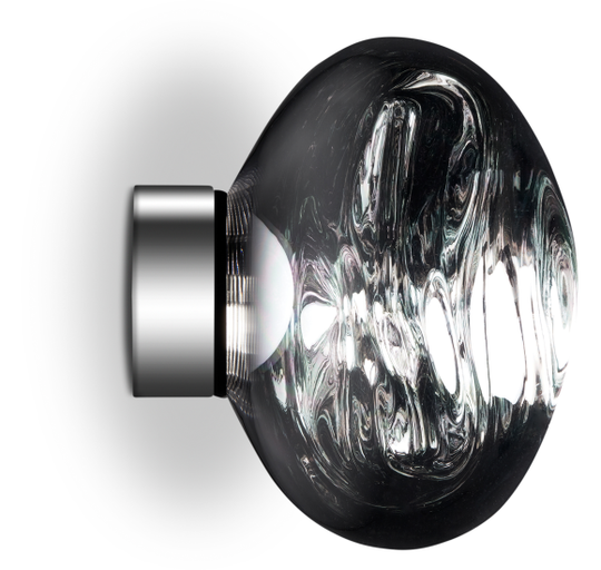 MELT SURFACE MINI VÆGLAMPE SØLV LED