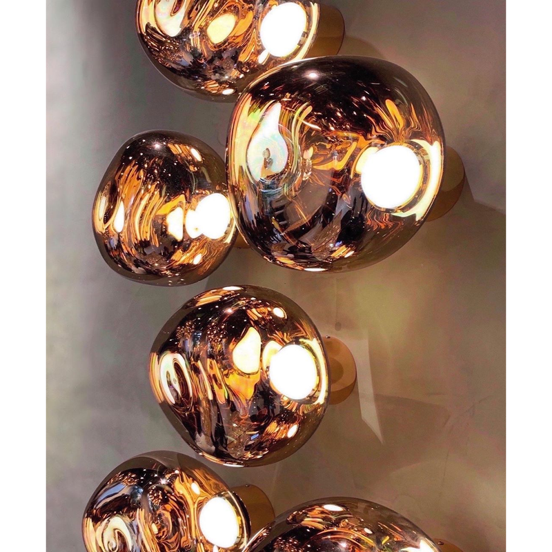 MELT SURFACE MINI VÆGLAMPE GULD LED
