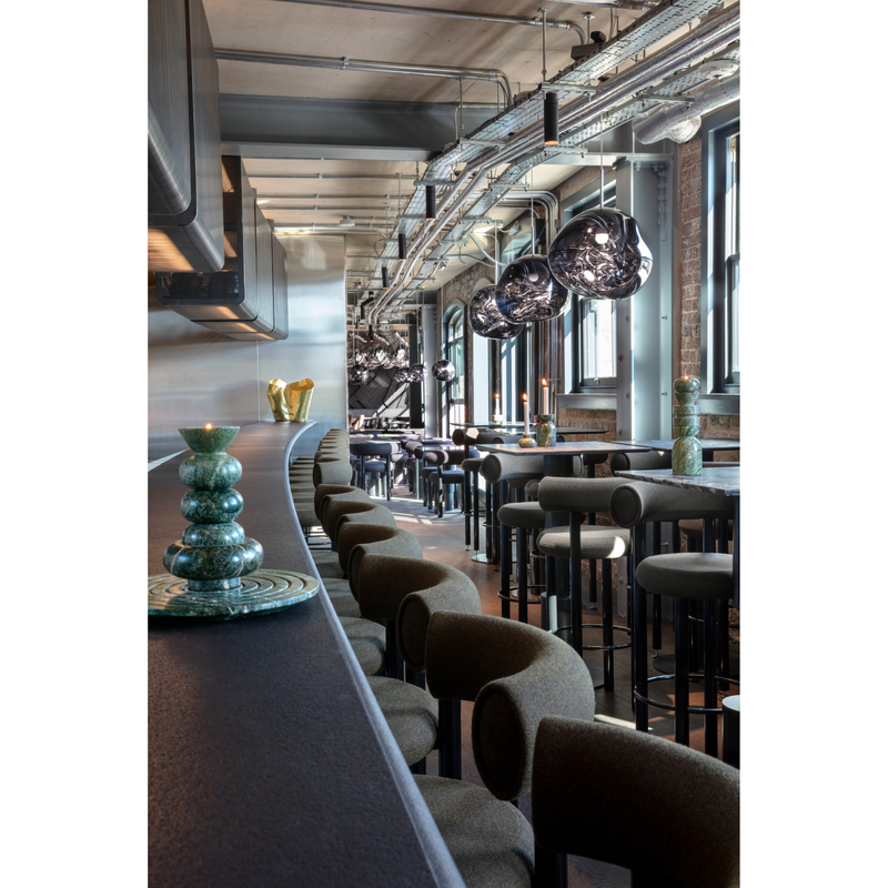 MELT PENDEL RØGET LED Ø50