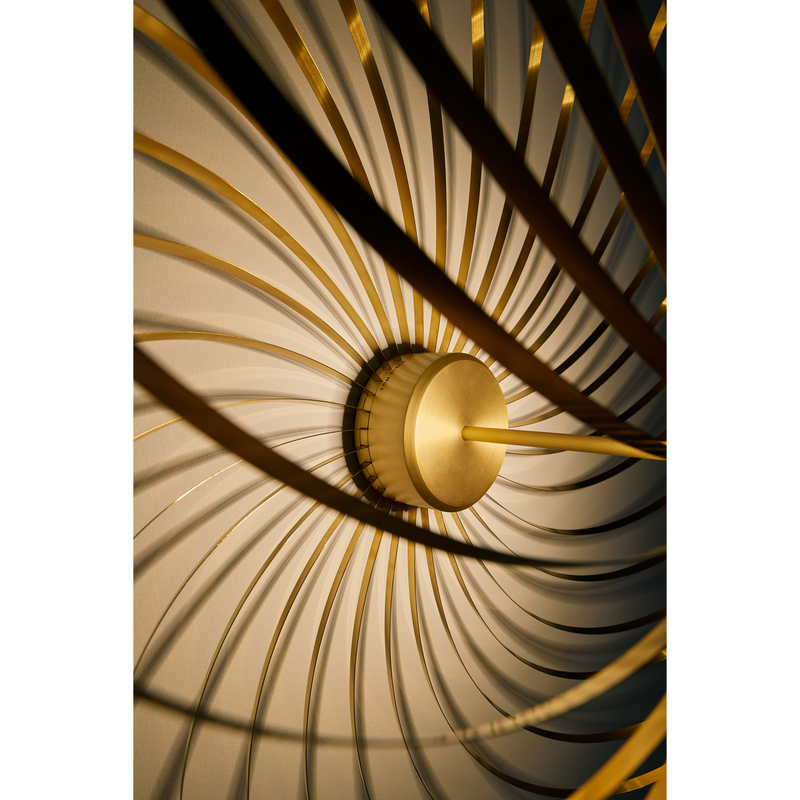 SPRING SURFACE VÆGLAMPE MESSING LED