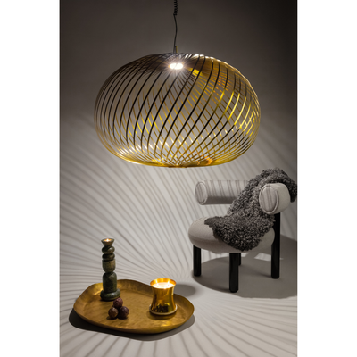 SPRING PENDEL LILLE MESSING LED