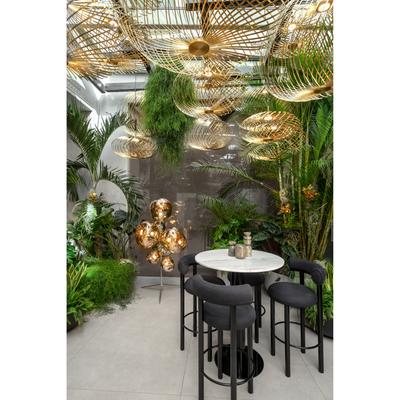 SPRING PENDEL LILLE MESSING LED