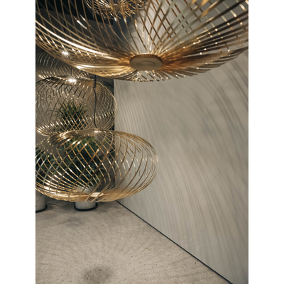 SPRING PENDEL MEDIUM MESSING LED