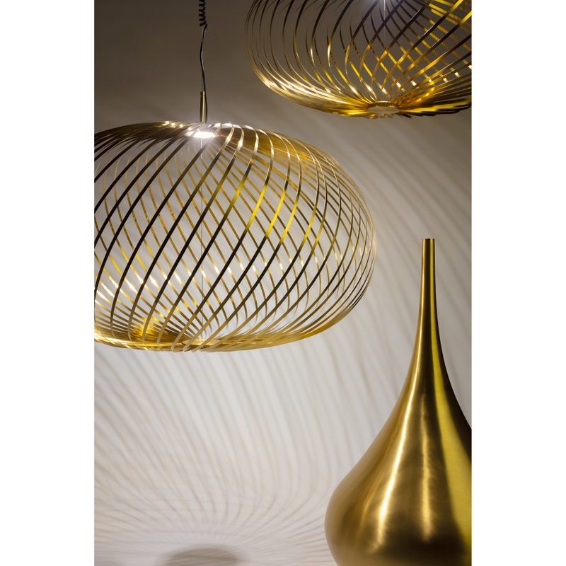 SPRING PENDEL MEDIUM MESSING LED