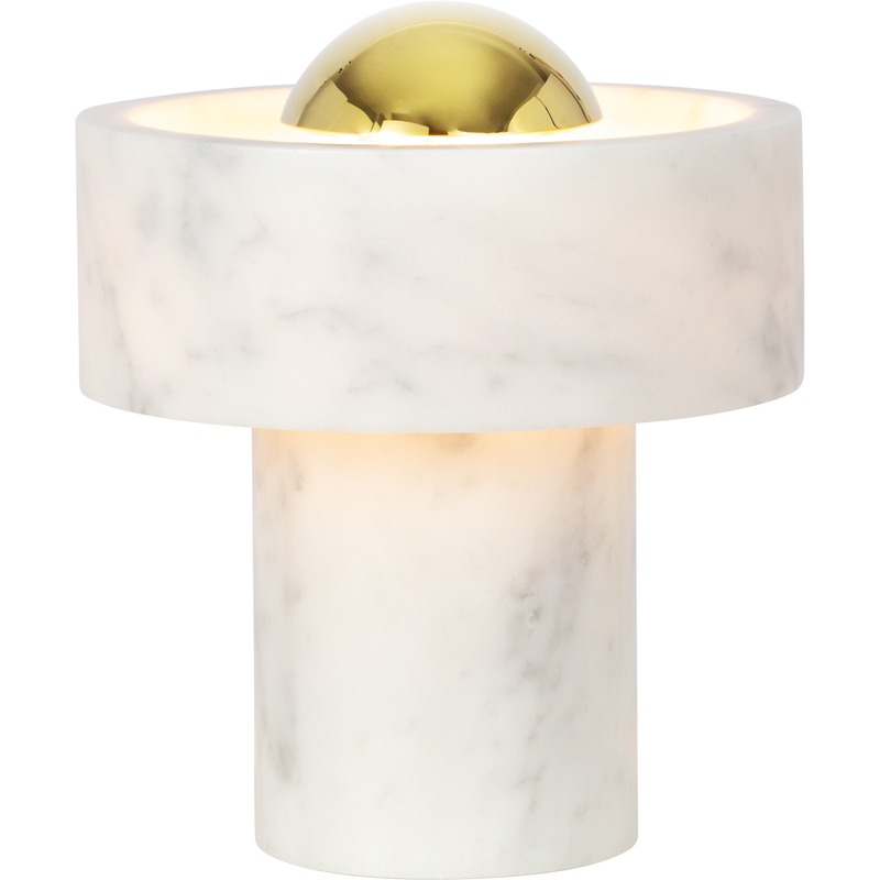 STONE PORTABLE MARMOR/GULD LED