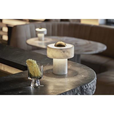 STONE PORTABLE MARMOR/GULD LED