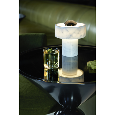 STONE PORTABLE MARMOR/GULD LED