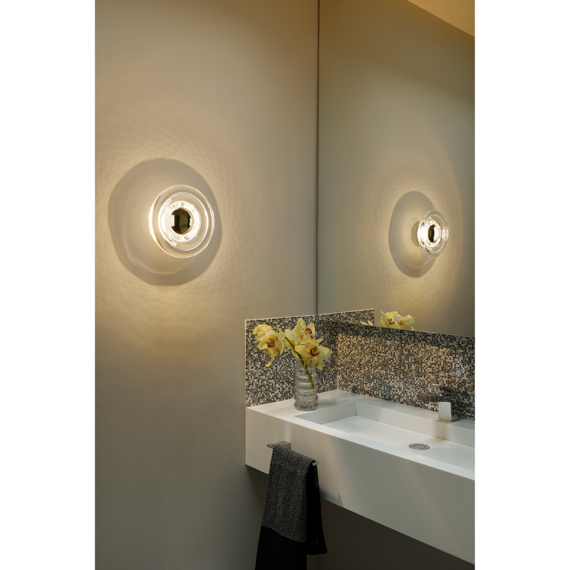 PRESS SURFACE MINI VÆGLAMPE KLAR LED 2700 K