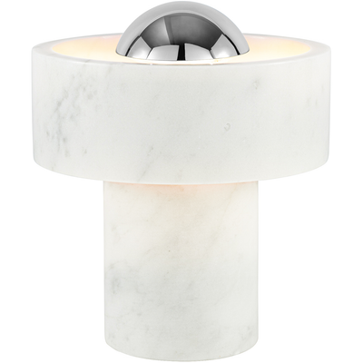 STONE PORTABLE MARMOR/SØLV LED