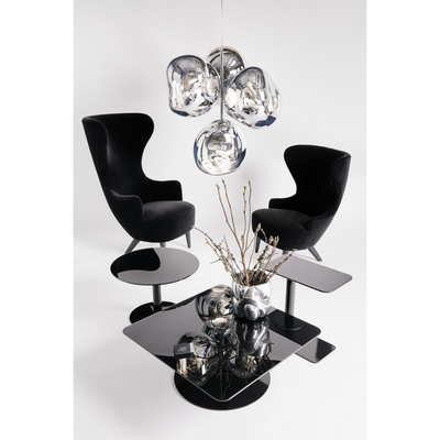 MELT LYSEKRONE MINI SØLV LED