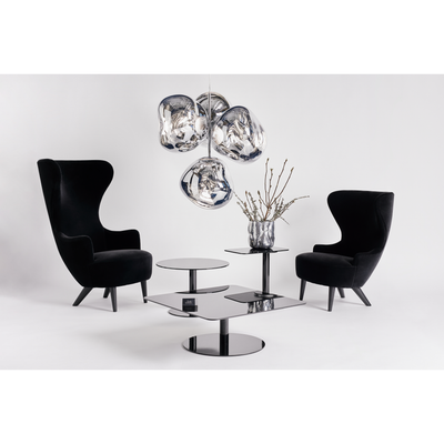 MELT LYSEKRONE MINI SØLV LED