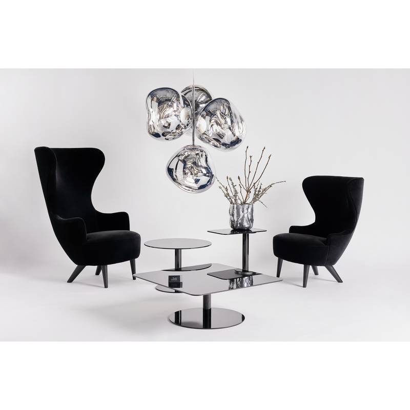 MELT LYSEKRONE MINI SØLV LED