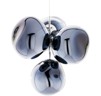 MELT LYSEKRONE MINI RØGET LED