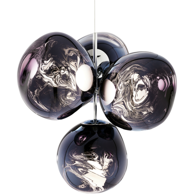 MELT LYSEKRONE MINI RØGET LED