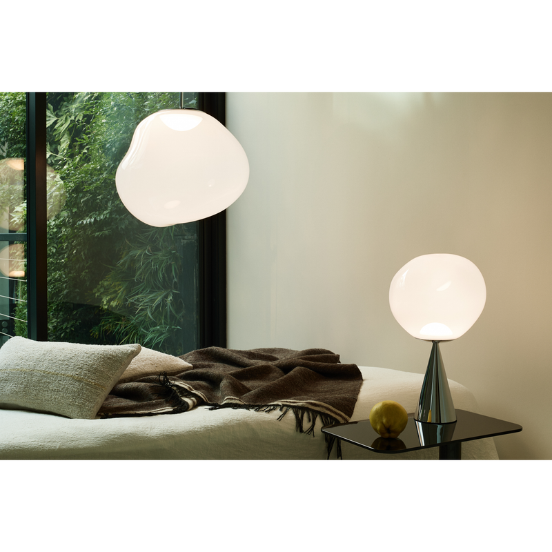 MELT PENDEL OPAL/SØLV LED Ø50