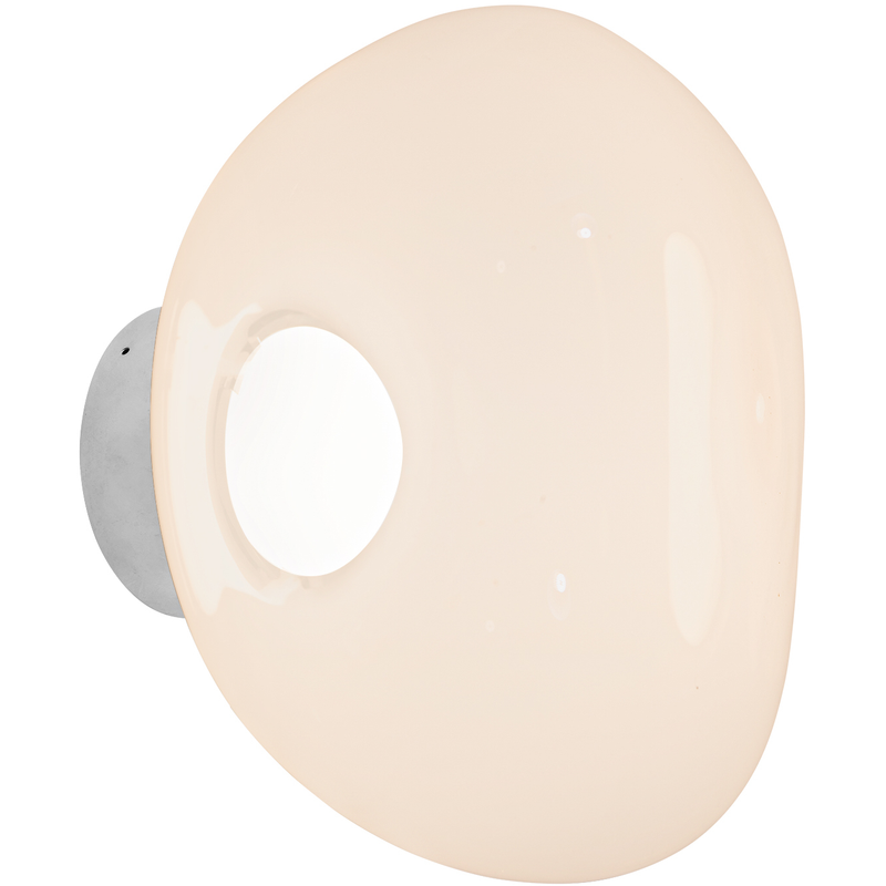 MELT SURFACE MINI VÆGLAMPE OPAL/SØLV LED
