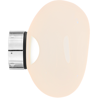 MELT SURFACE MINI VÆGLAMPE OPAL/SØLV LED