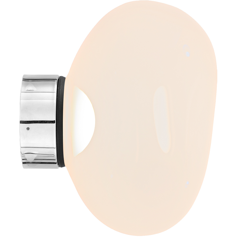 MELT SURFACE MINI VÆGLAMPE OPAL/SØLV LED