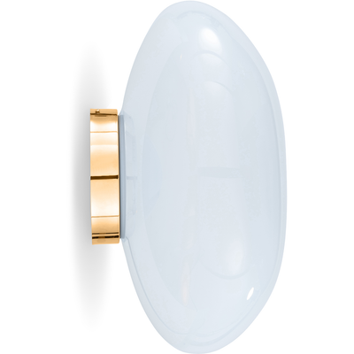 MELT SURFACE VÆGLAMPE OPAL/GULD LED Ø50