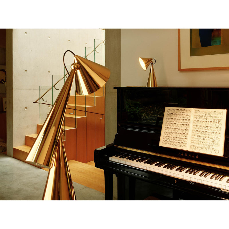 POSE BORDLAMPE LED GULD