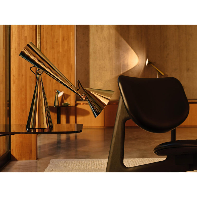 POSE BORDLAMPE LED GULD