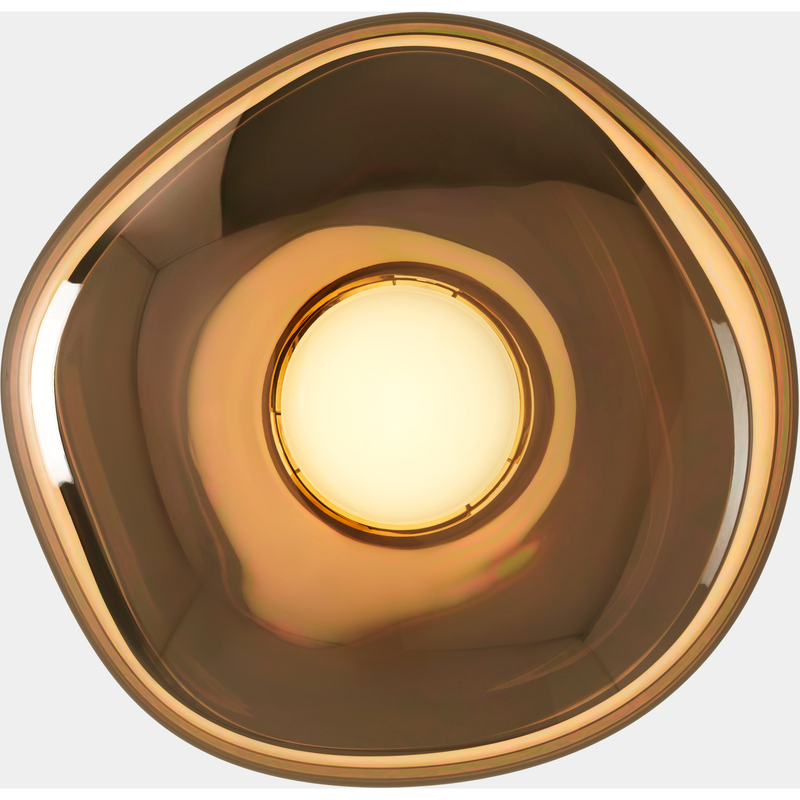 MELT VÆGLAMPE MINI Ø30 BRONZE LED