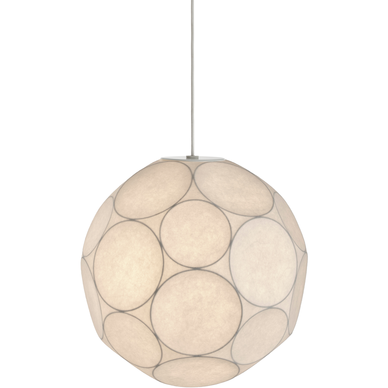 SOFT PENDEL Ø45 HVID E27