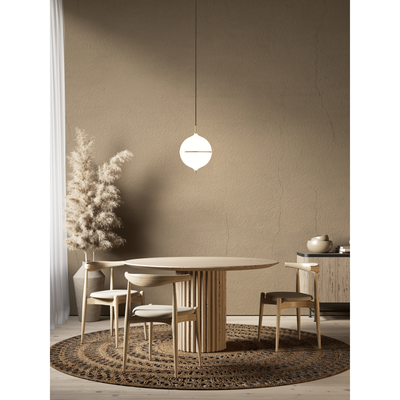 Rebello Decor Eternal Moonlight Pendel Ø32 – Sort Stofledning