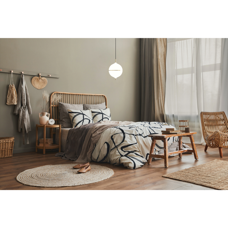 Rebello Decor Eternal Moonlight Pendel Ø32 – Sort Stofledning