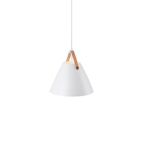 DFTP Strap Ø27 Hvid Pendel - Nordisk elegance med et varmt udtryk