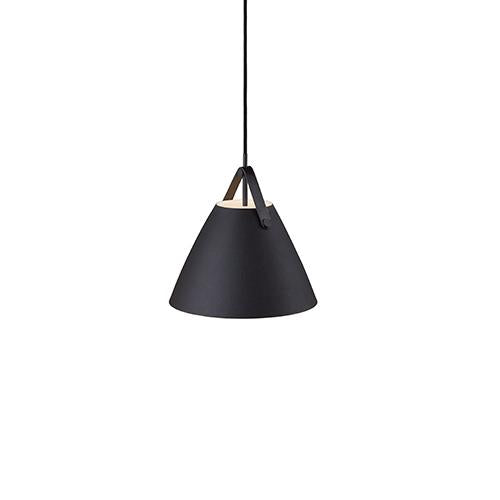 DFTP Strap Ø27 Sort Pendel - Nordisk design med rå læderdetaljer