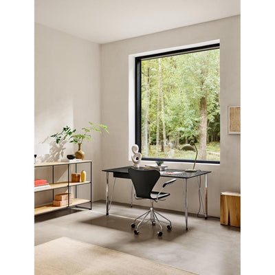 KAISER IDELL 6556-T OLIVE GREEN BORDLAMPE - FRITZ HANSEN