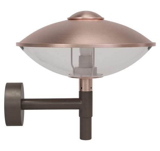 HL410 VÆGLAMPE UDENDØRS KOBBER E27