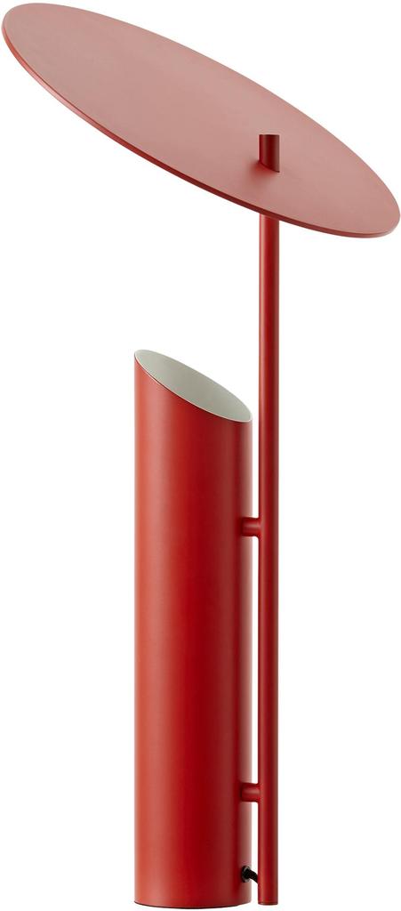 VERPAN REFLECT RØD BORDLAMPE - Ikonisk design med reflekteret lys