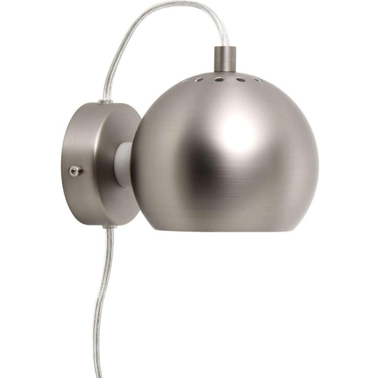 Ball Væglampe - Børstet Satin